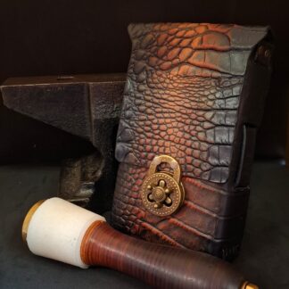 Phone bag dragon Red with gold details
